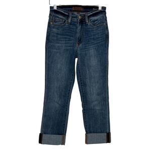 Judy Blue Skinny Capri Jeans Stretch Denim Size 1 / 25